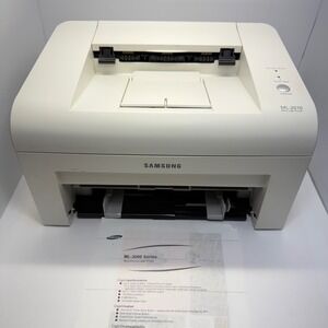 Samsung ML-2010 Mono Laser Printer OS White Compact Monochrome ML-2010 6k Count